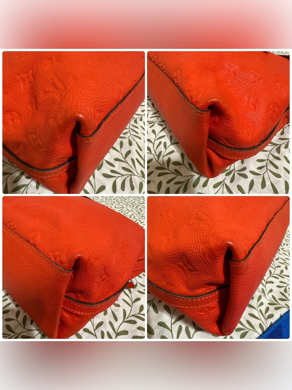 Louis Vuitton Bastille Orange Empreinte Leather - Picture 5 of 15